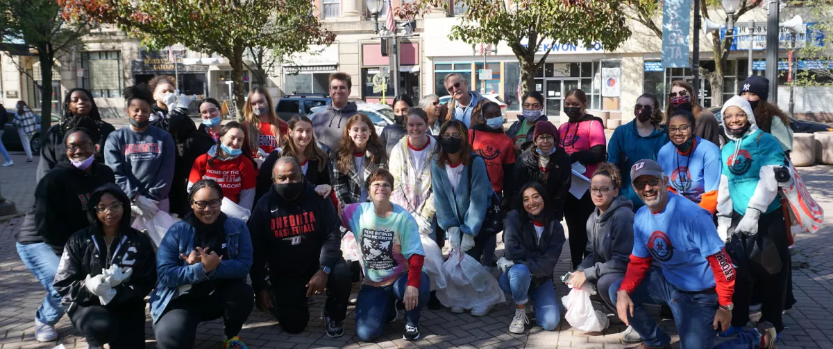 Group photo from Clean Up Day