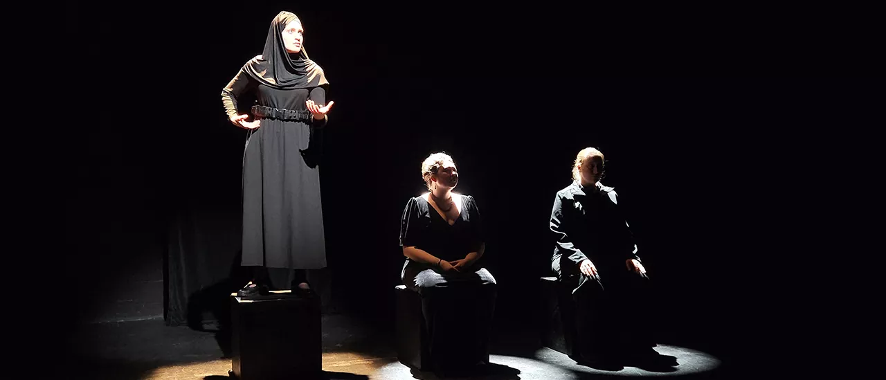 Production photo from Nordost at SUNY Oneonta, performed 2022