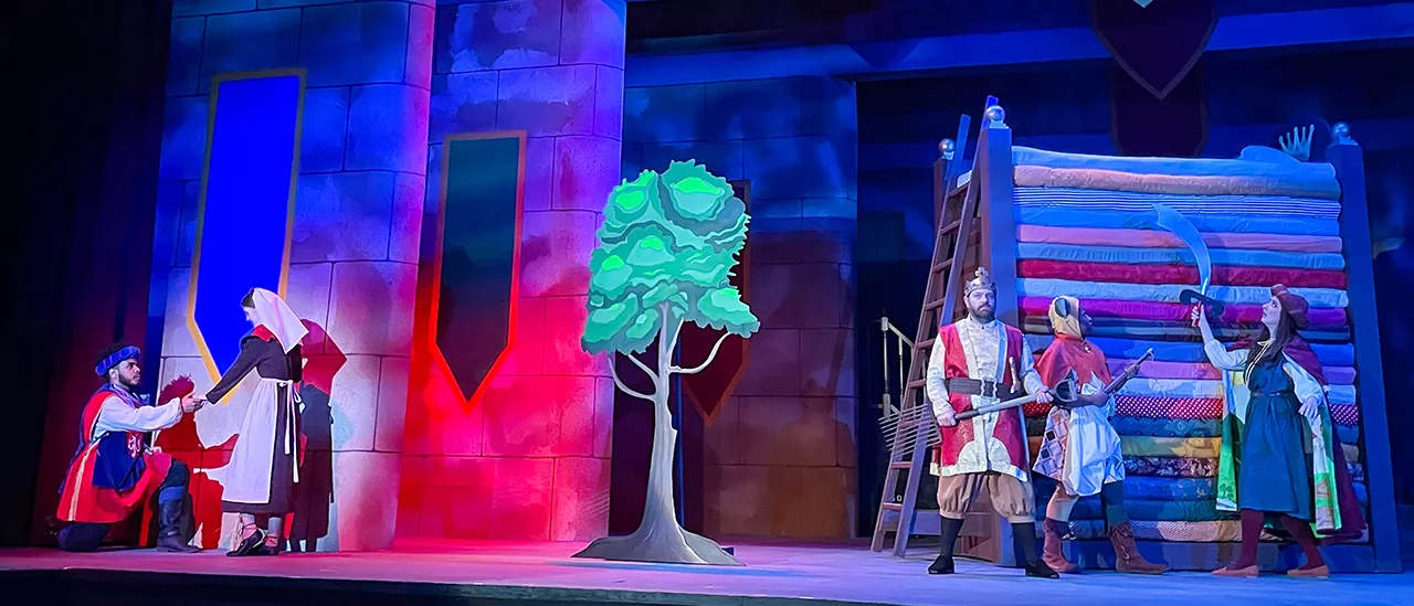 Photos from Once Upon a Mattress, originally intended for 2020 and produced in 2022