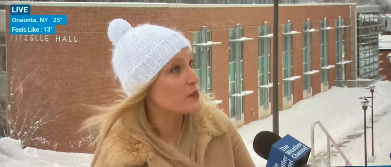 Dr. Melissa Godek interviewed by The Weather Channel's Justin Michaels about the March 2023 Nor'Easter Dr. Melissa Godek interviewed by The Weather Channel's Justin Michaels about the March 2023 Nor'Easter