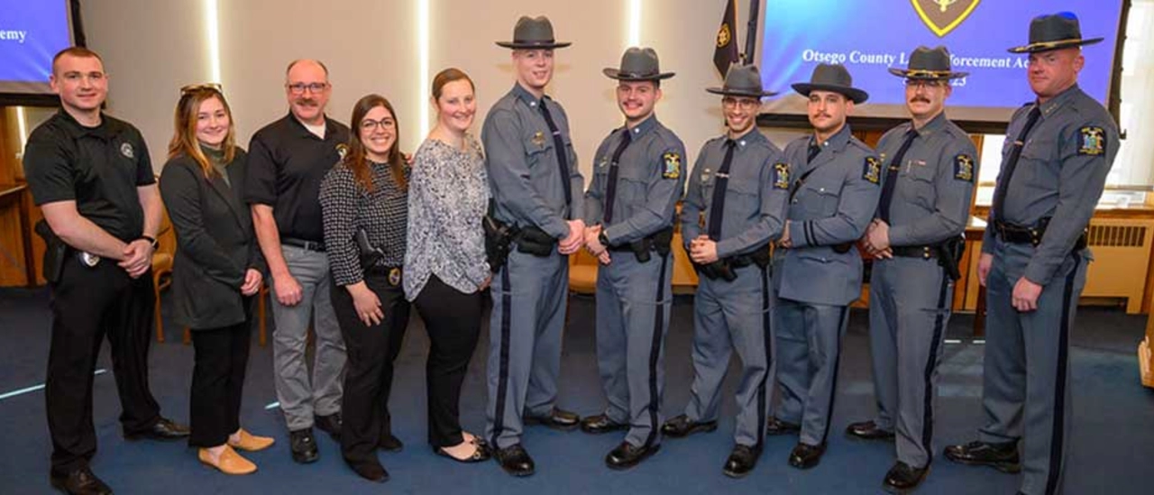 Five Cadets Graduate from Law Enforcement Academy