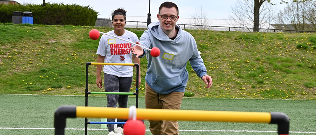 Students Volunteer at Spring EDD Adaptive Sports