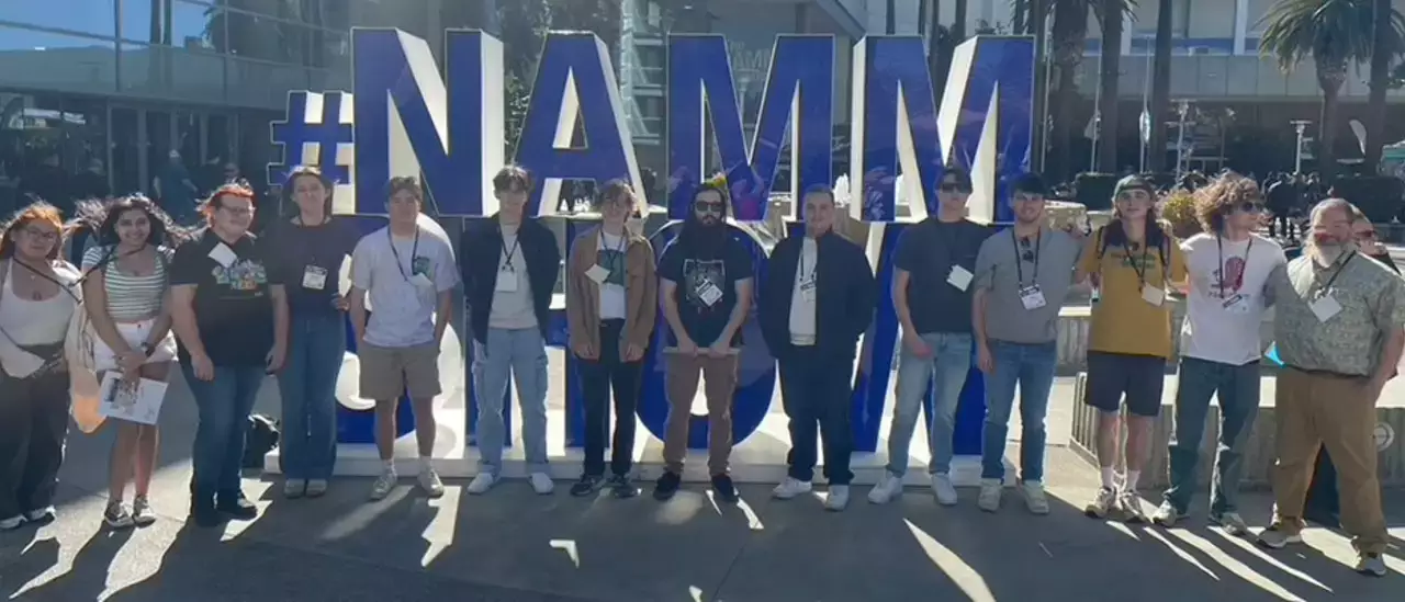 Oneonta Students Tour NAMM