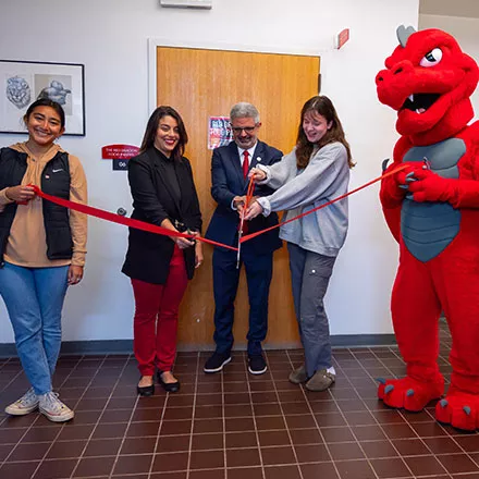 Unveiling of the Red Dragon Food Pantry