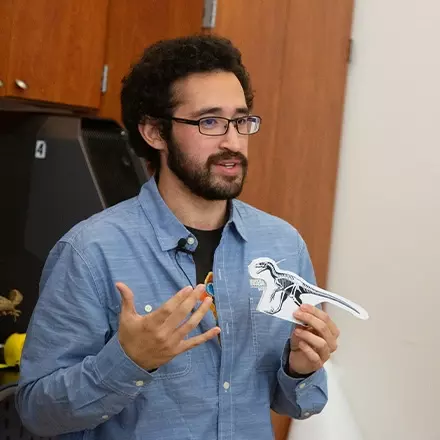 Museum Studies Student Creates Dinosaur Exhibit