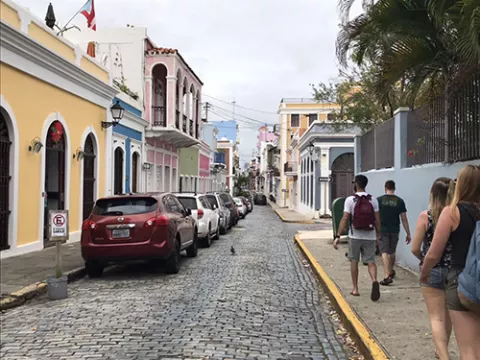 Students abroad in Puerto Rico for spring break 2019