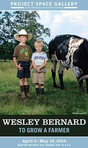 "To Grow a Farmer" exhibition poster