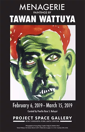 Exhibition Poster for Tawan Wattuya