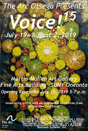 Voice 15 exhibition poster