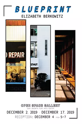 Poster for OSG gallery Elizabeth Berkowitz photographs