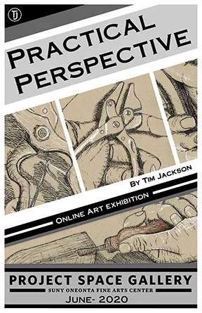 Student Poster for art show by Tim Jackson Project Space online show