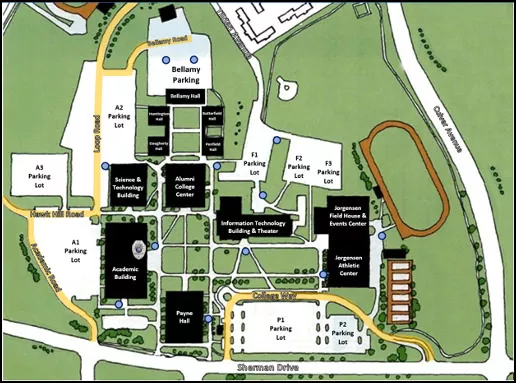 MVCC Utica CAMPUS MAP