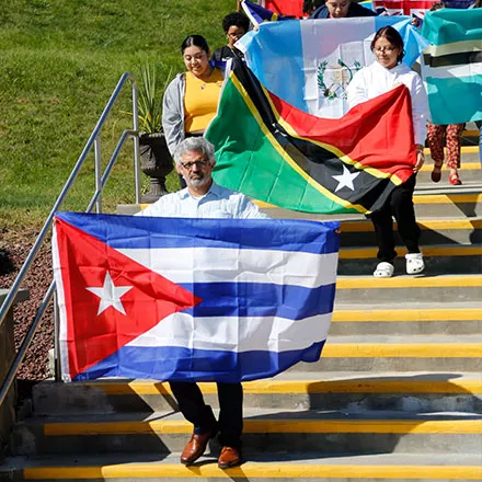 Dr Cardelle leads the way as Oneonta Kicks Off Latinx Heritage Month 
