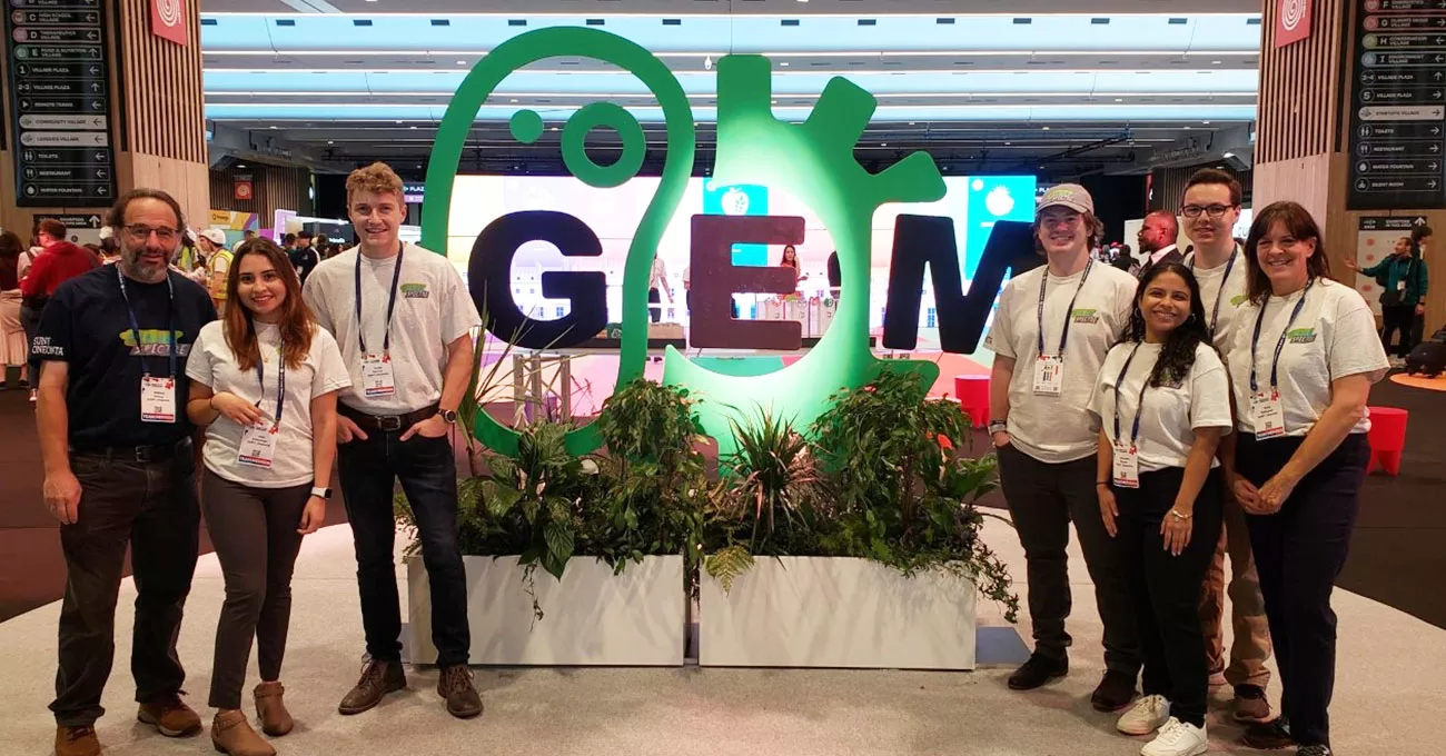 The 2022 SUNY Oneonta iGEM team at the Paris Convention Center