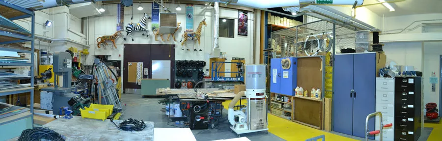 Theatre Department scene shop