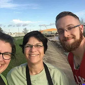 Dakota Bailey with Wendy Lacel and Linda Drake in New Orleans