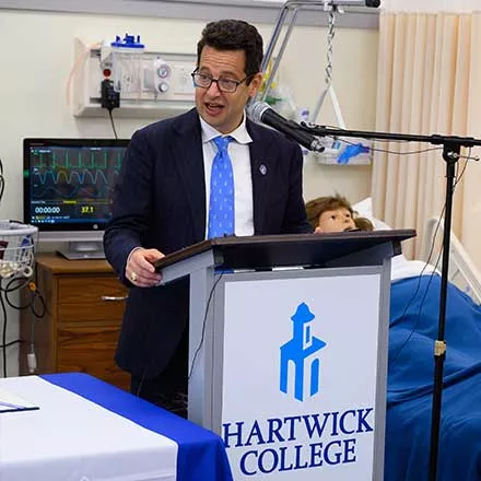 Hartwick President Darren Reisberg