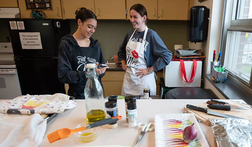 FACS Class Focaccia with Rose Avanazato