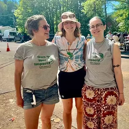 SUNY Oneonta Sustainability Move-Out Crew