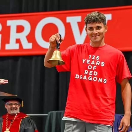 Wilman Castellon Bautista, a first-year student on the men’s soccer team