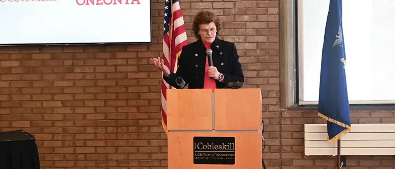 Dr. Marion Terenzio Oneonta, Cobleskill Create Childhood Education Pathway