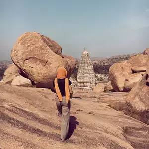 Victoria Savoie Temple Hampi India