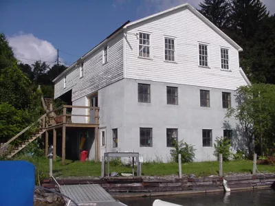 Thayer Boathouse - View from Lake