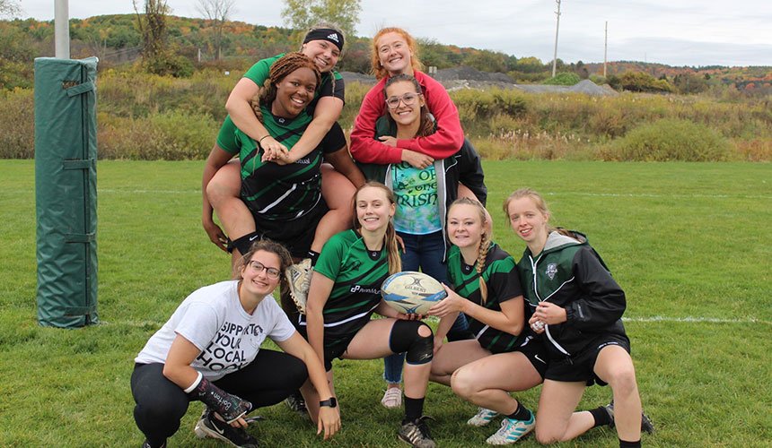 Fatoumata Ouattara Rugby Team Photo